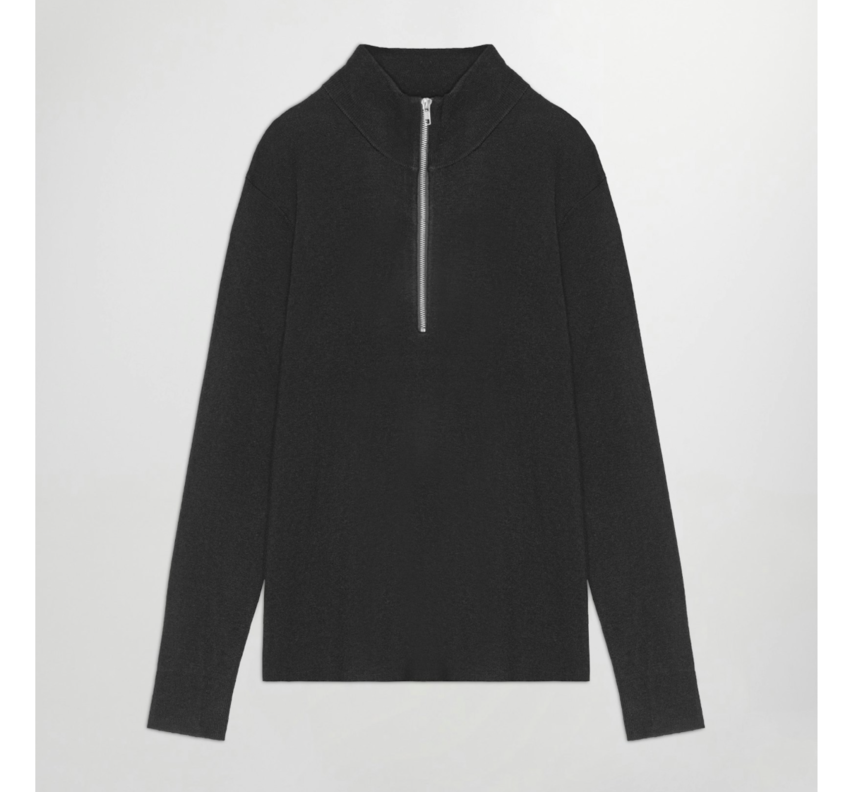 NN.07 Harald 6530 Half Zip Black