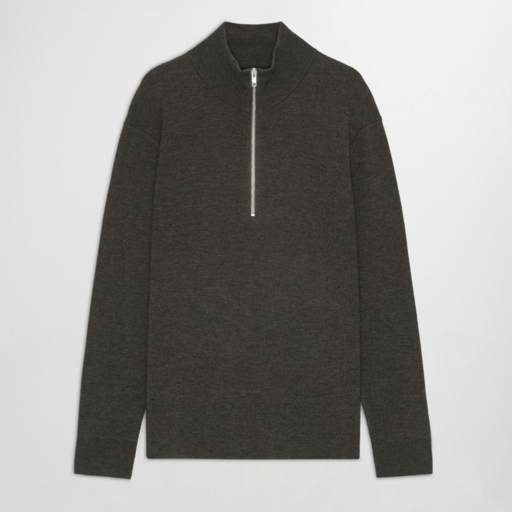 NN07 Harald 6530 Half Zip Demitasse