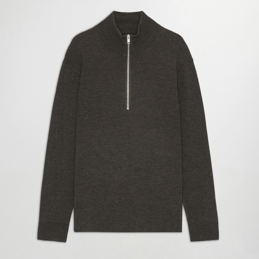 NN.07 Harald 6530 Half Zip Demitasse