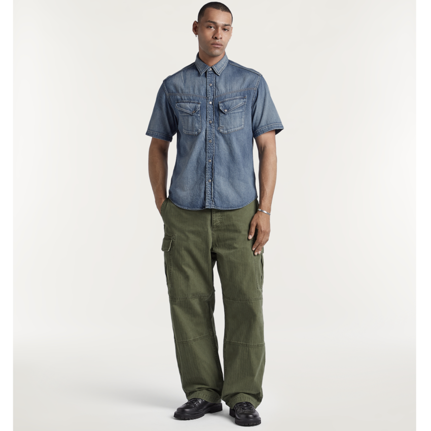 Honorary Archive by Denham S03 Utility Pant Green