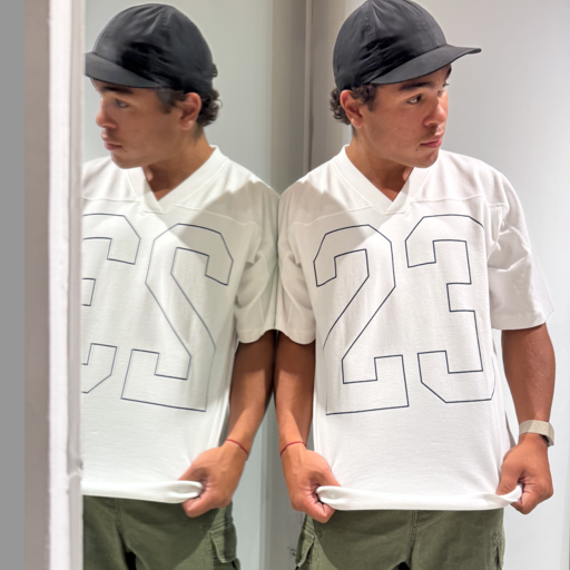 Tenue. Tenue. x Baretta Beach Football Jersey Tee Optic White