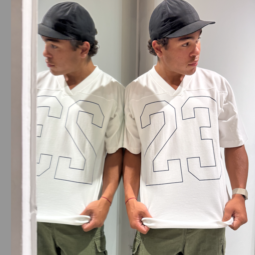 Tenue. Tenue. x Baretta Beach Football Jersey Tee Optic White