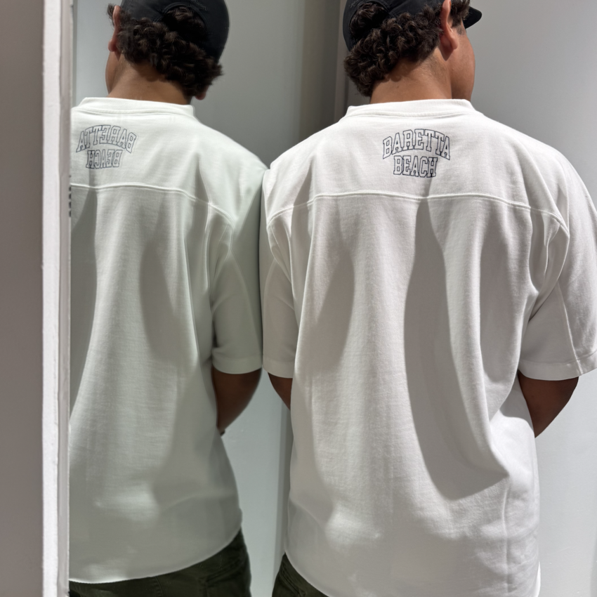 Tenue. Tenue. x Baretta Beach Football Jersey Tee Optic White