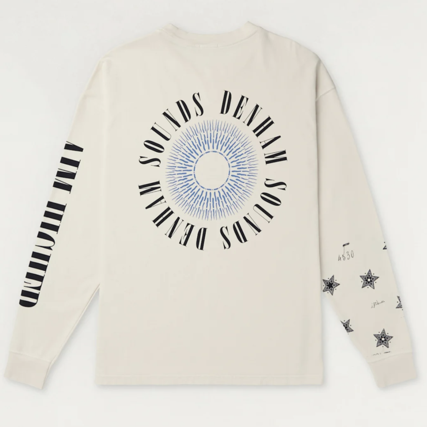 Denham Denham Sounds LS Tee White