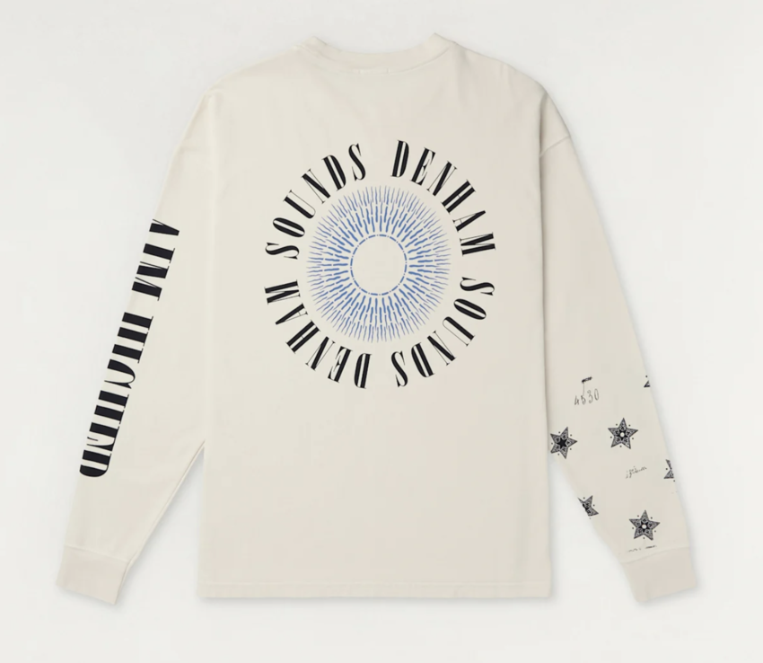 Denham Denham Sounds LS Tee White