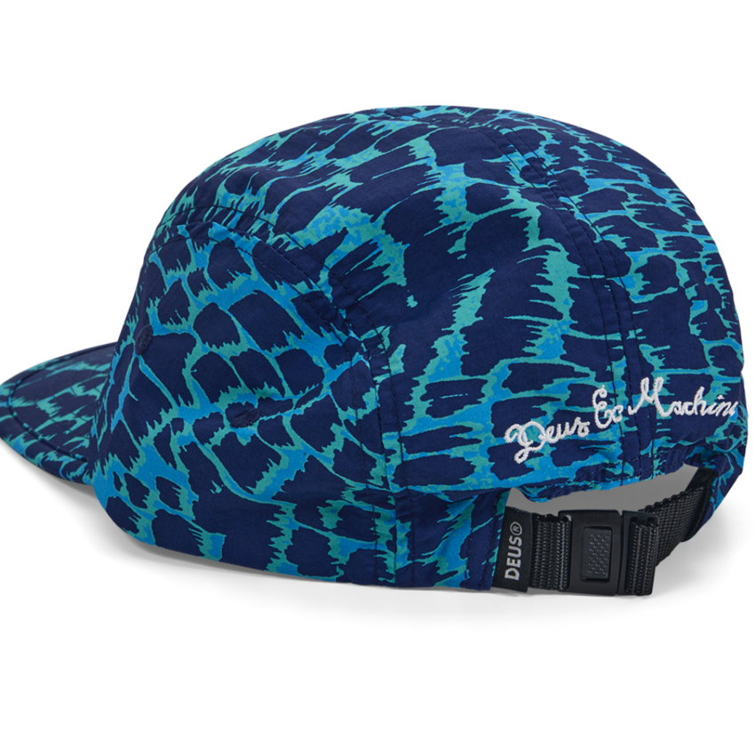 Deus Ex Machina Clement 5 Panel Cap Wave Ride Blue