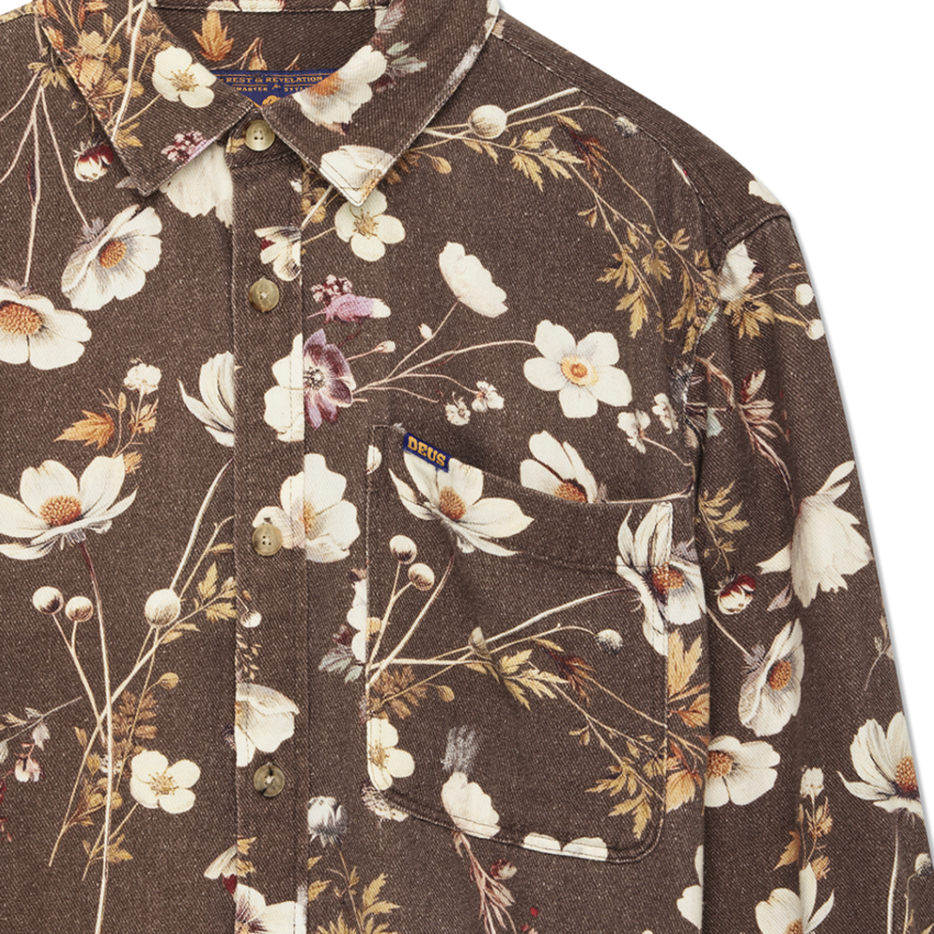 Deus Ex Machina Birdsong Shirt Ornamental Grass