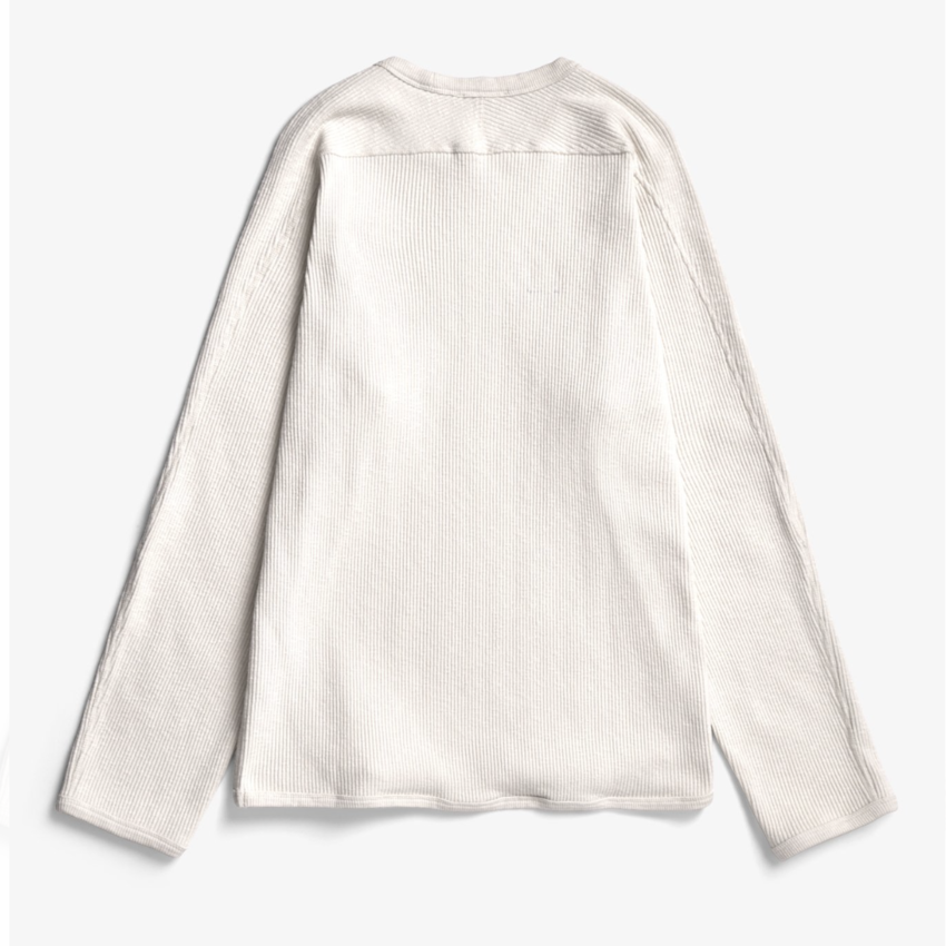 Norse Projects  Eske Military Rib LS T-Shirt Ecru