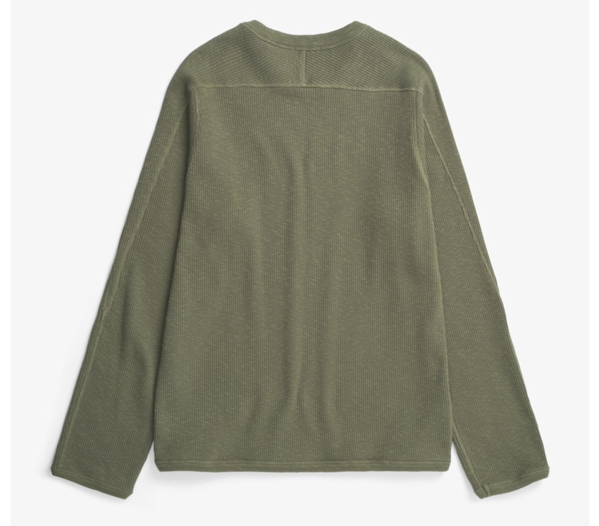 Norse Projects  Eske Military Rib LS T-Shirt Olive Night