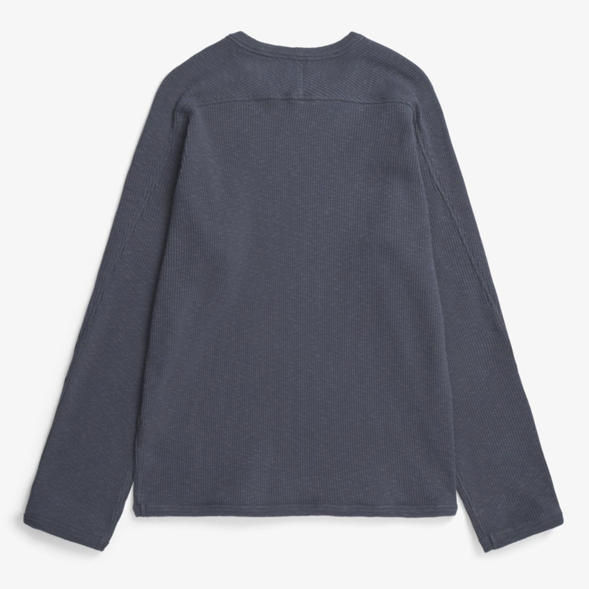 Norse Projects  Eske Military Rib LS T-Shirt Graphite