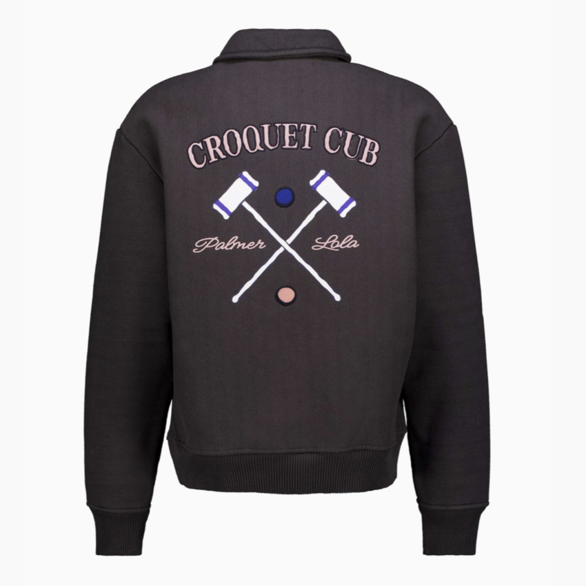 Croquet Club Half Zip Beluga