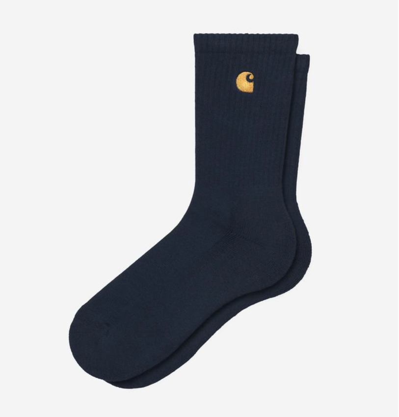 Carhartt WIP Chase Socks Dark Navy/Gold