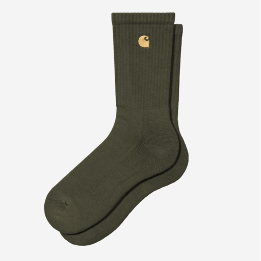 Carhartt WIP Chase Socks Olive/Gold