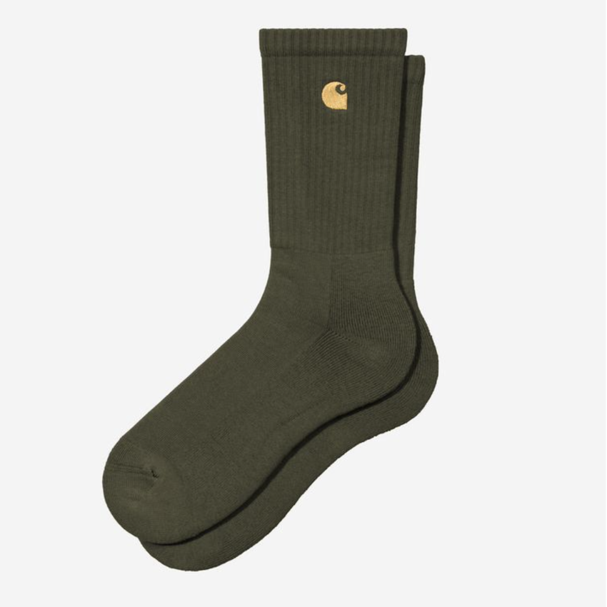 Carhartt WIP Chase Socks Olive/Gold