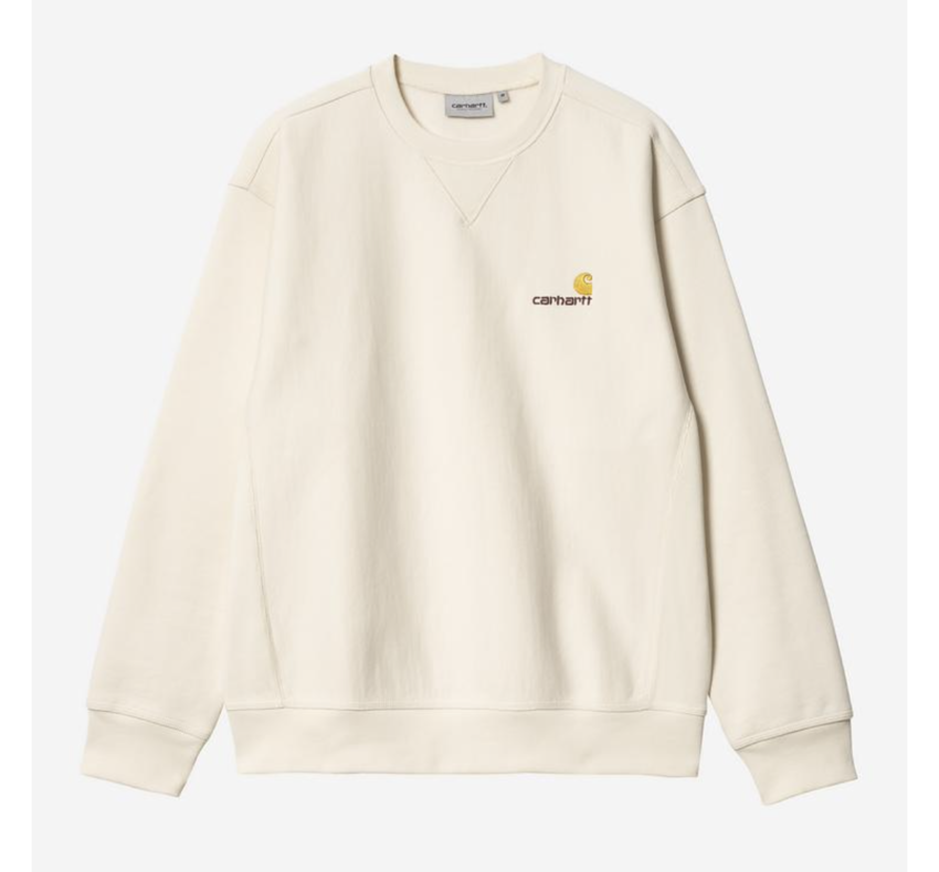 Carhartt WIP American Script Sweat Natural