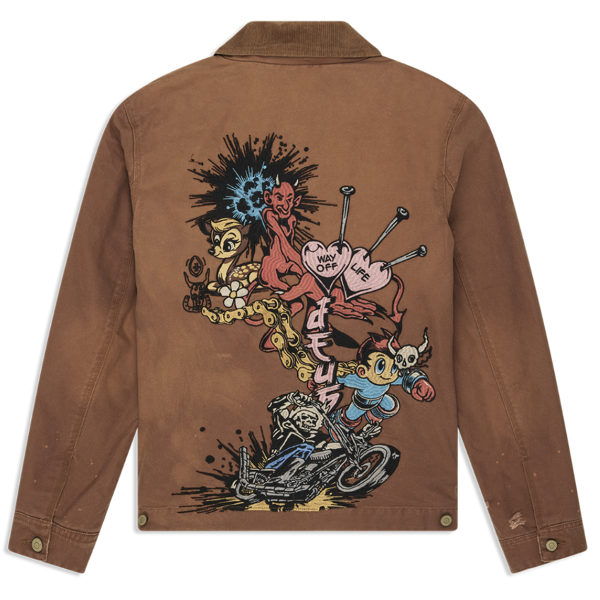 Deus Ex Machina  Collectiv Improv Jacket Caramel Cafe
