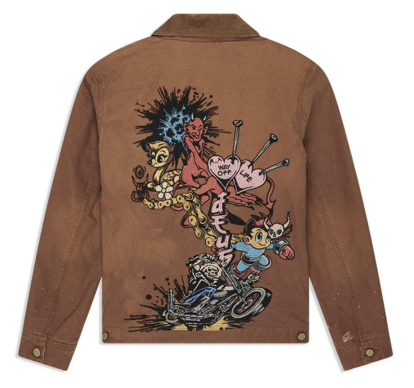 Deus Ex Machina  Collectiv Improv Jacket Caramel Cafe