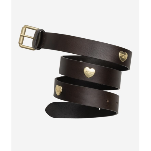 Carhartt WIP Tyler Belt Leather Tobacco/Gold