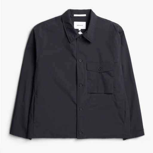 Norse Projects  Marcus Windstopper Overshirt Black