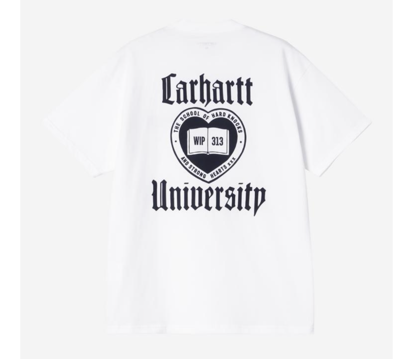 Carhartt WIP S/S Schooling T-shirt White