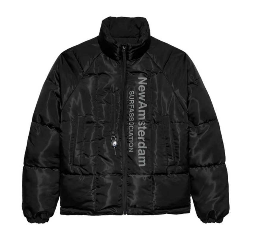 New Amsterdam Surf Association  Reversible Safety Jacket Black