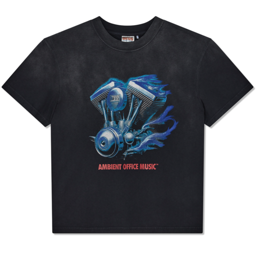 Deus Ex Machina Productive Hum Tee Anthracite