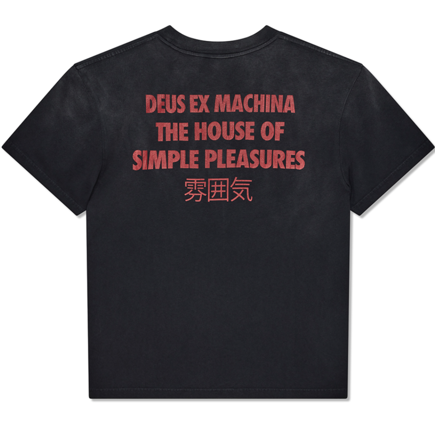 Deus Ex Machina Productive Hum Tee Anthracite