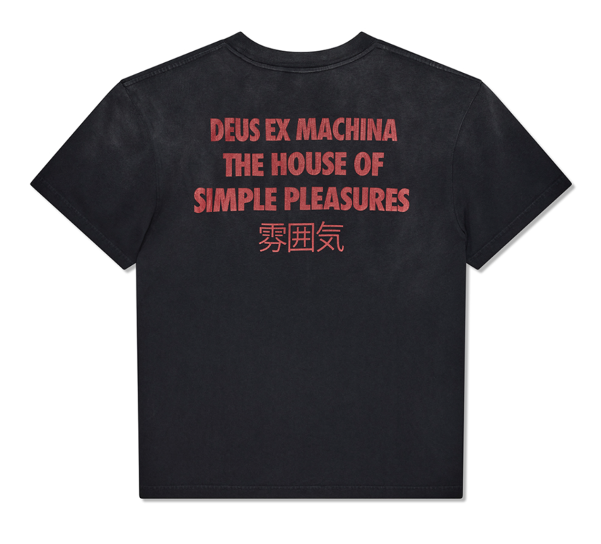 Deus Ex Machina Productive Hum Tee Anthracite