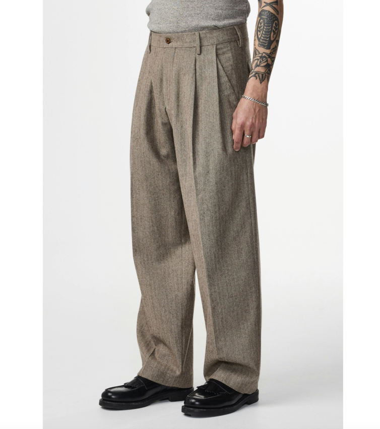 NN07 Justin 10001 Pants Brown Melange