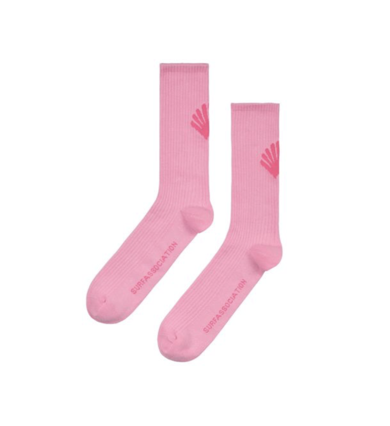 New Amsterdam Surf Association  Logo Socks Rosebloom/Magenta