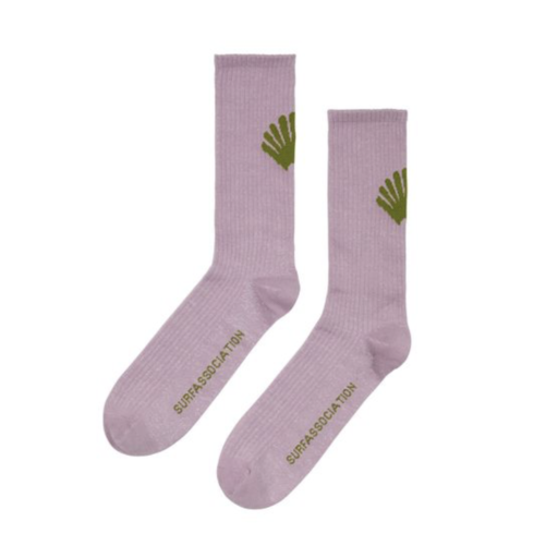 New Amsterdam Surf Association  Logo Socks Seafogg/Moss
