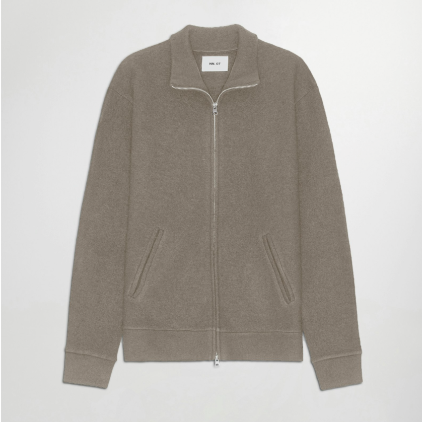 NN07 Boiled Full Zip 6398 Khaki Beige