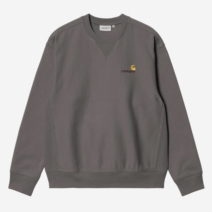 Carhartt WIP American Script Sweat Porphyry