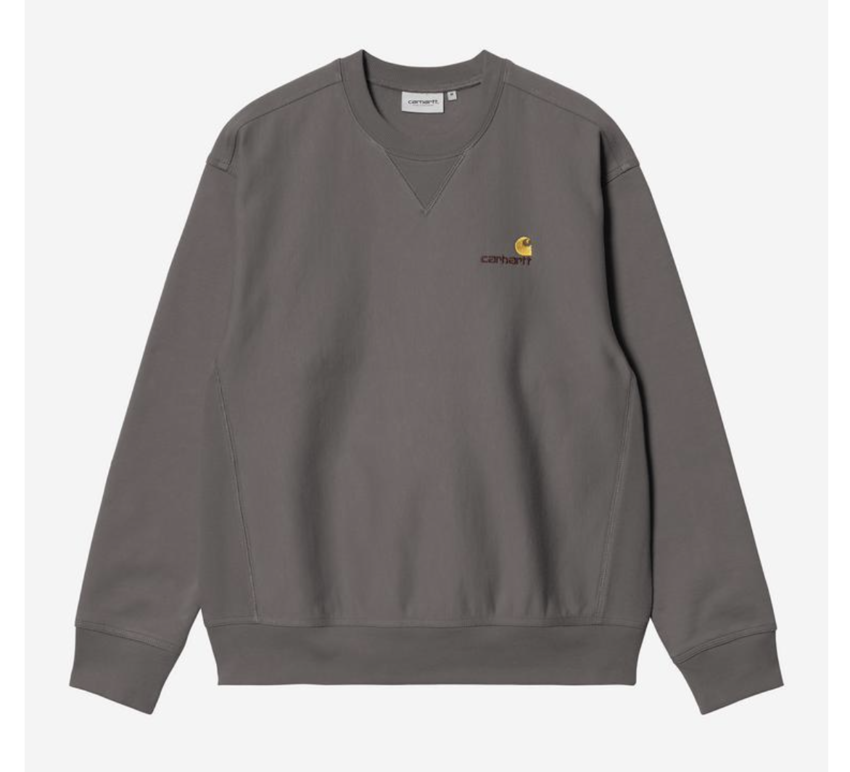 Carhartt WIP American Script Sweat Porphyry