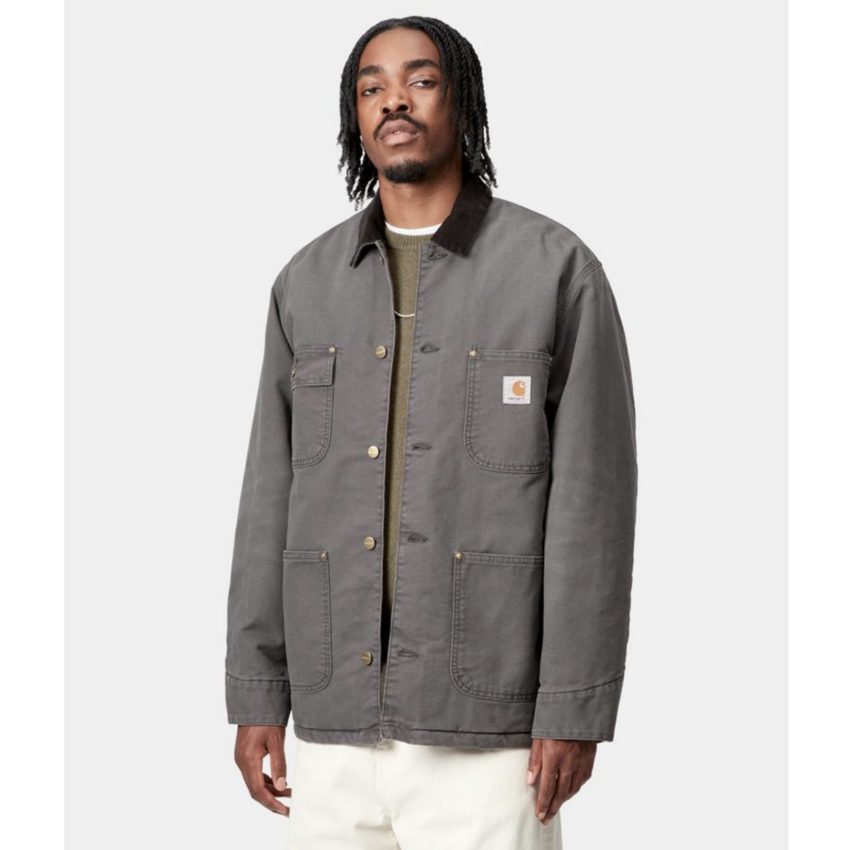 Carhartt WIP OG Chore Coat Graphite/Black