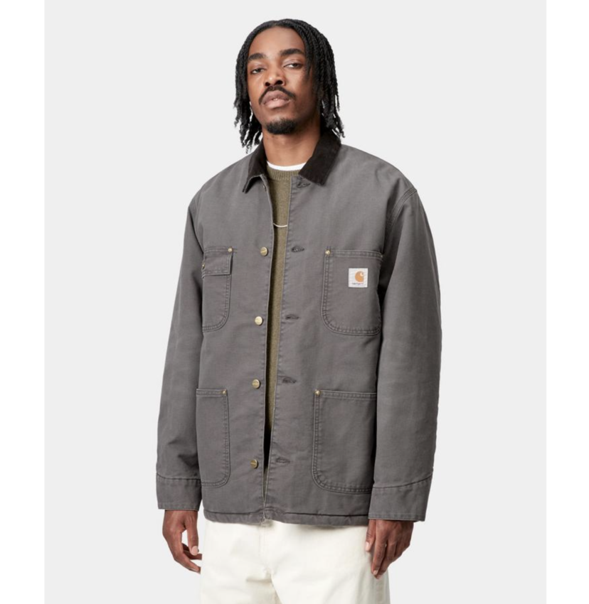 Carhartt WIP OG Chore Coat Graphite/Black