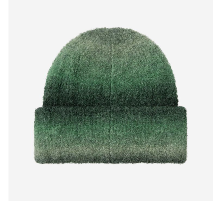 Carhartt WIP Tony Beanie Stripe Jacquard Dark Fir/Pale Olive