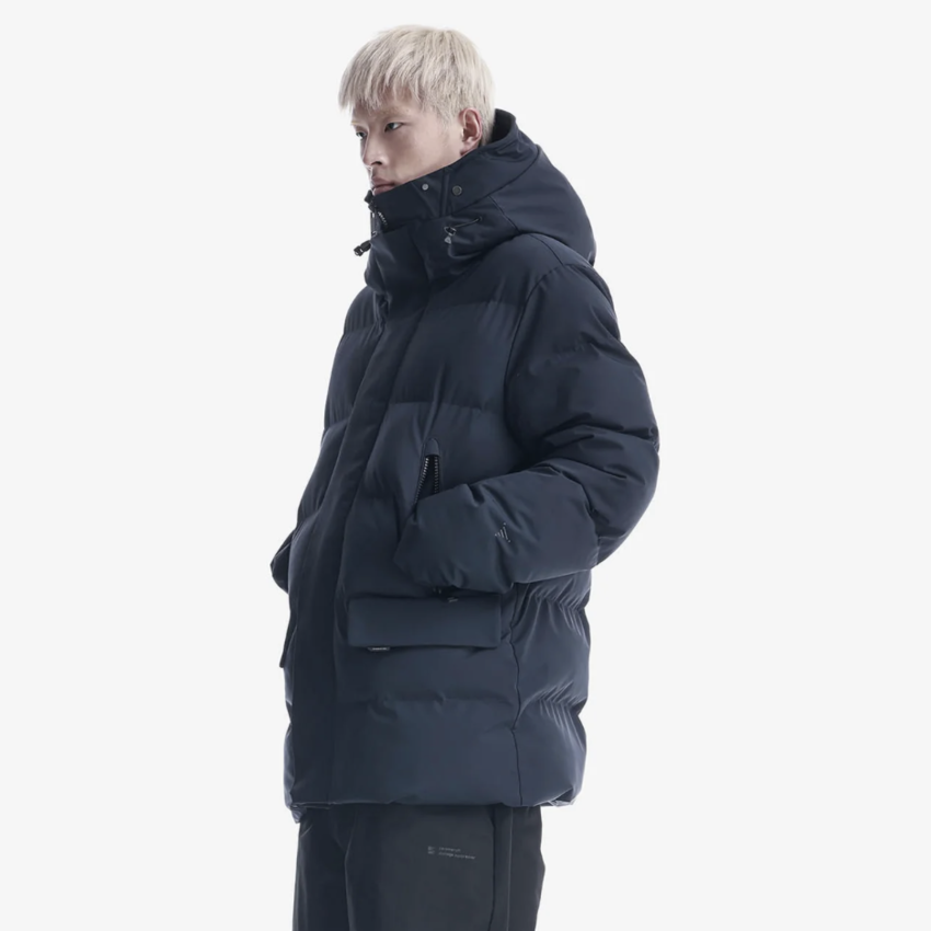 Krakatau QM571 Quilted Parka Navy Blue