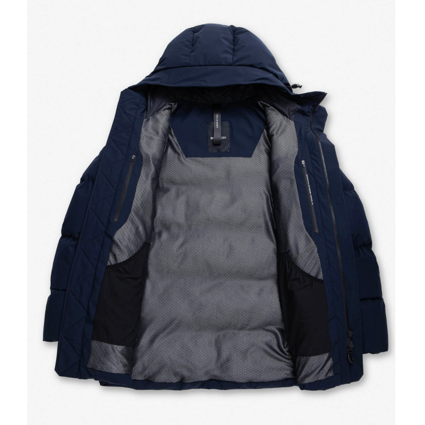 Krakatau QM571 Quilted Parka Navy Blue