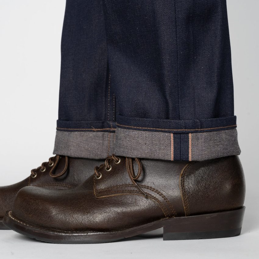 Naked & Famous Denim Weird Guy Coffee Dye Selvedge Indigo