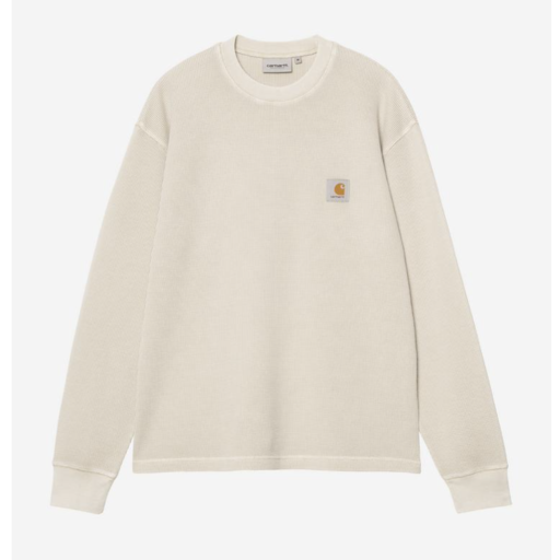 Carhartt WIP L/S Vista Waffle T-Shirt Fleur de Sel