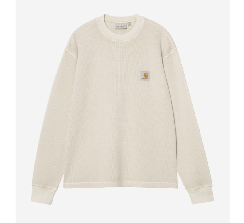 Carhartt WIP L/S Vista Waffle T-Shirt Fleur de Sel