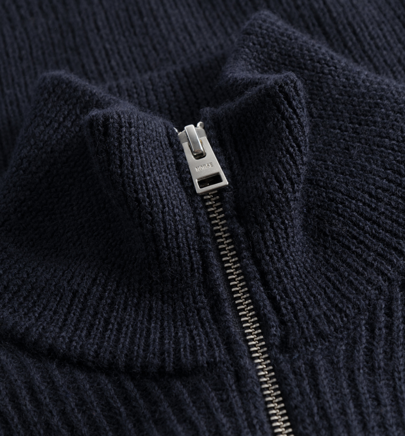 Norse Projects  Hagen Cotton Wool Jacket Dark Navy