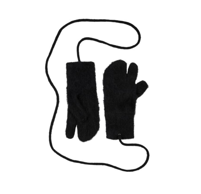 New Amsterdam Surf Association  Lobster Gloves Wool/Acrylic Black