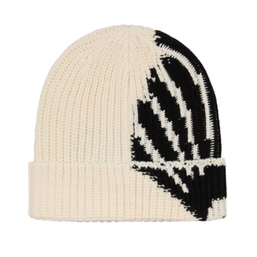 New Amsterdam Surf Association  Oyster Beanie Ecru/Black