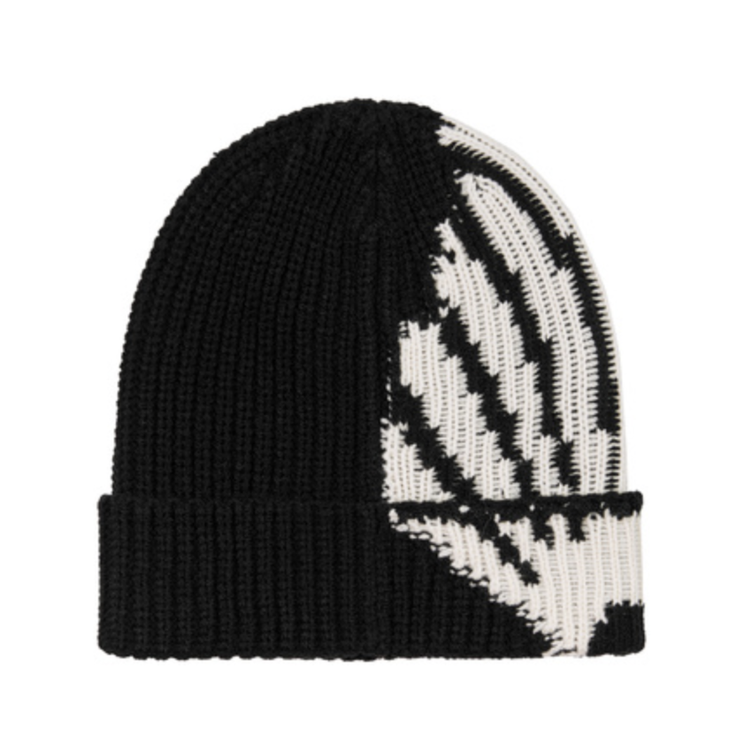 New Amsterdam Surf Association  Oyster Beanie Black/Ecru