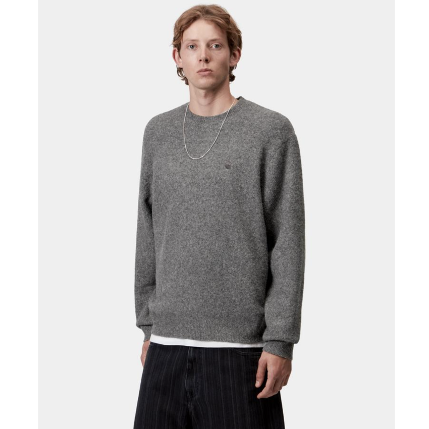 Carhartt WIP Curtis Sweater Tangled Graphite