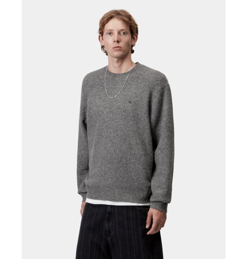 Carhartt WIP Curtis Sweater Tangled Graphite