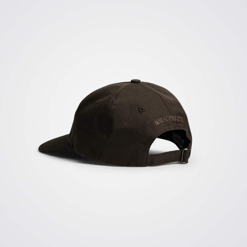 Norse Projects  Twill Sports Cap Espresso
