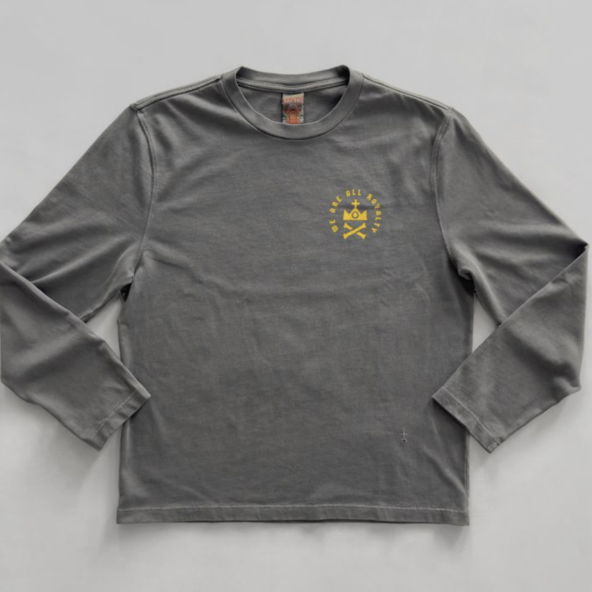 TACHO We Are All Royalty LS Anthracite/Yellow